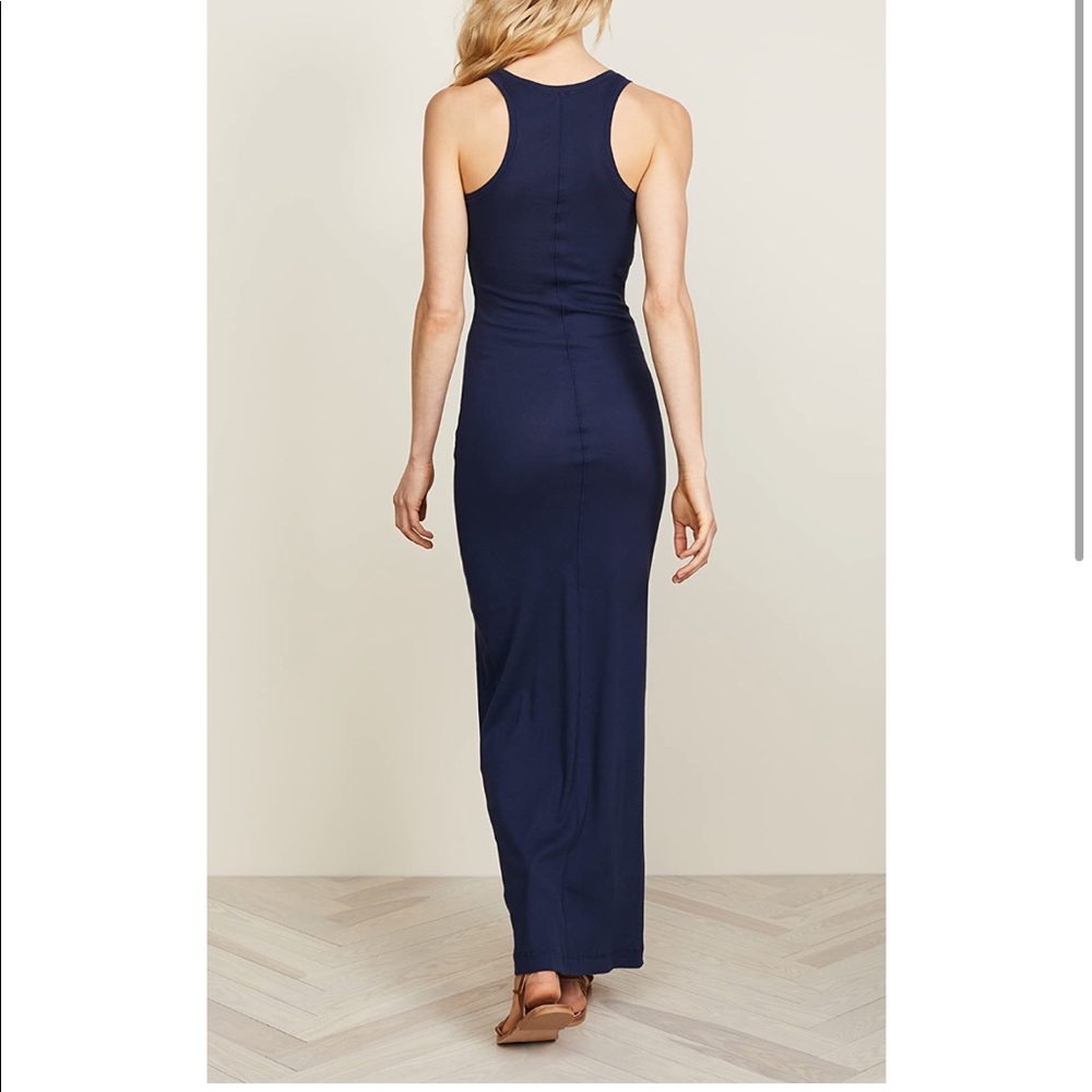 Splendid ribbed maxi dress in navy - Picture 10 of 12